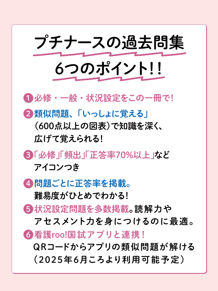 プチナースの過去問集6つのポイント！！